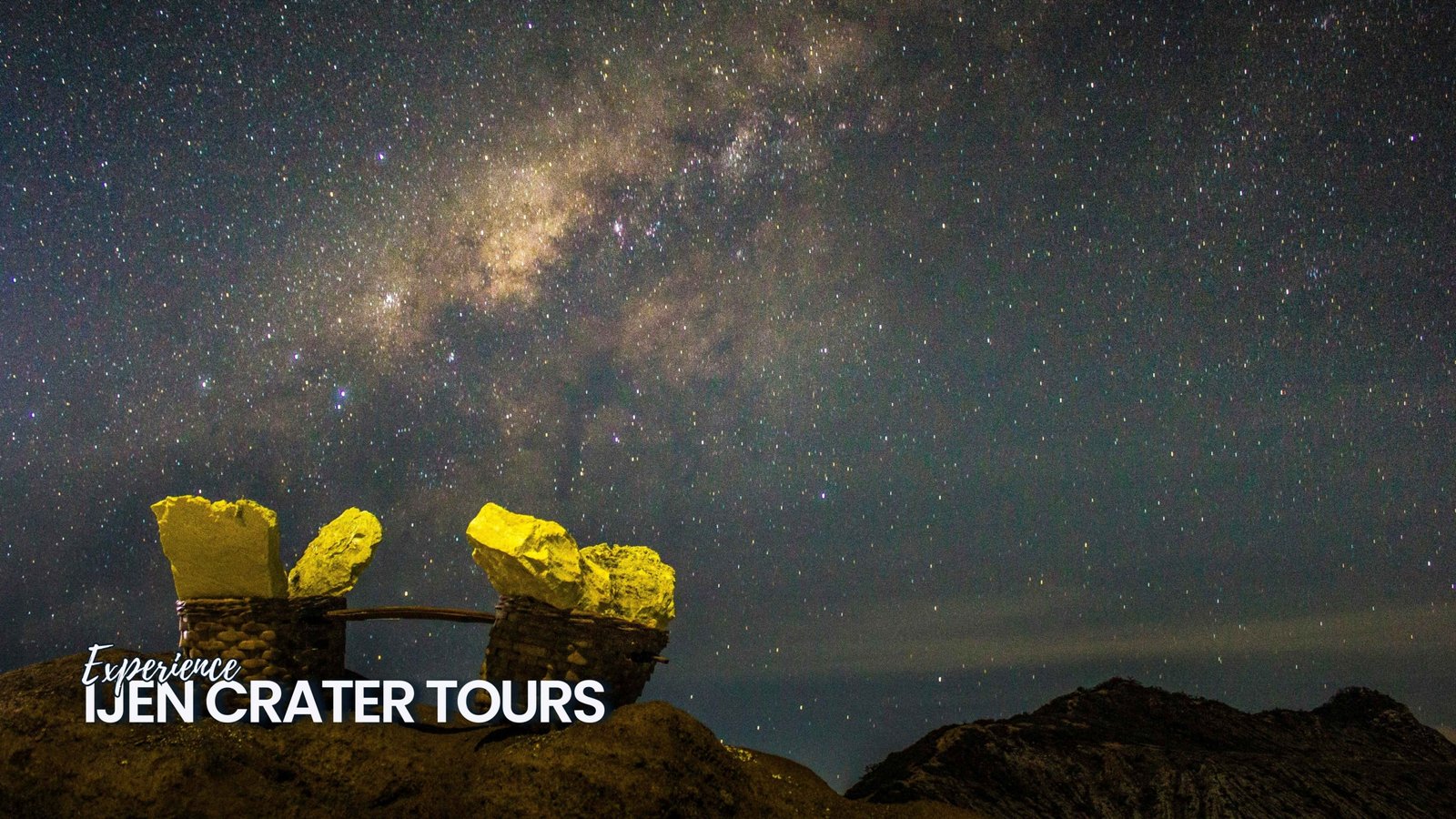 milkyway Ijen crater